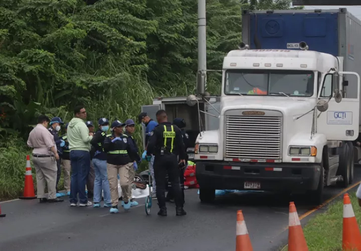 El motorizado falleció en la escena.  / Foto: Alexander Santamaría
