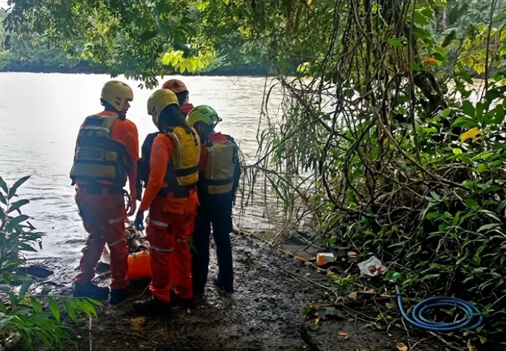 Sinaproc recupera cuerpo sin vida de un hombre en el río Chiriquí Viejo, en Bugaba