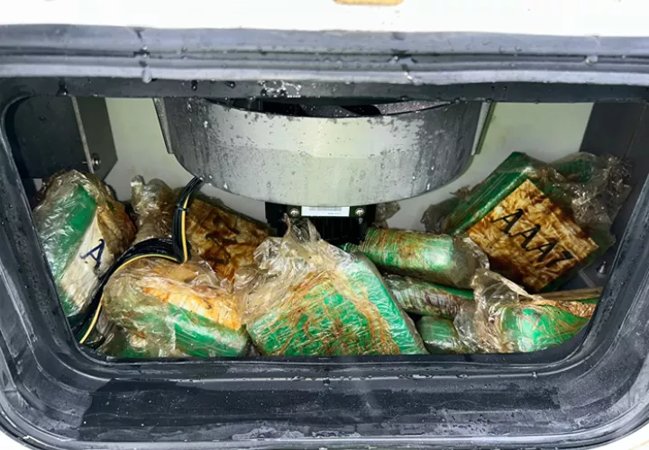 Esta es la segunda ocasión, en menos de una semana que se realizan decomisos similares en contenedores procedentes de Perú.  /  Foto: Senan