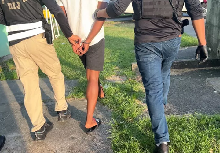 Entre los aprehendidos figuran: “Sixtito” y “Koki”, quienes son señalados por un doble crimen en Curundú, ocurrido el pasado11 de abril.  / Foto: PGN