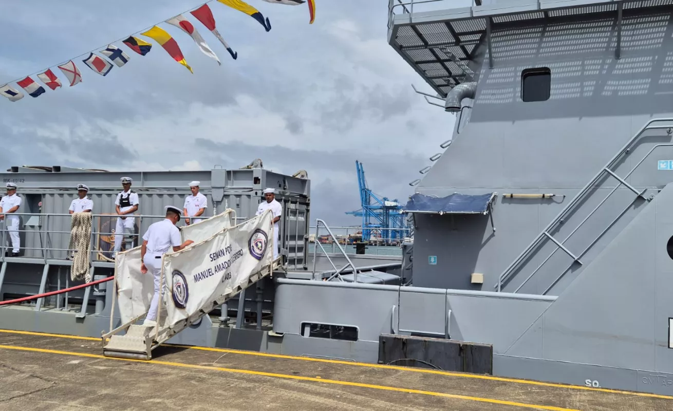 Buque panameño regresa al puerto Colón 2000 tras participar en ejercicios navales UNITAS 2025