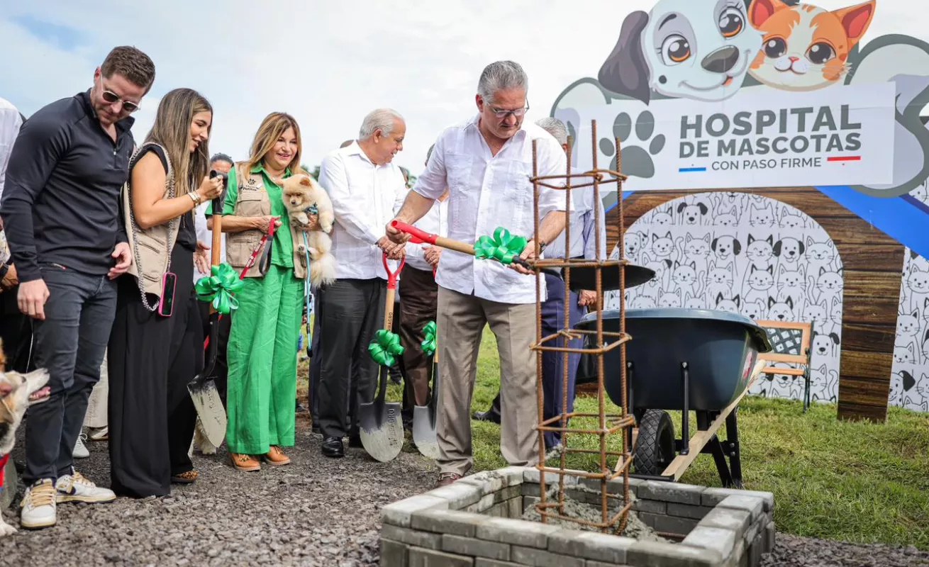 Cámara lista, perros felices y pala en mano. Arranca la obra para los firus