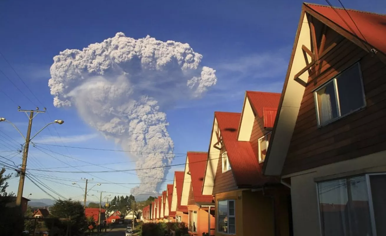 Calbuco, un volcán dramático e impactante....