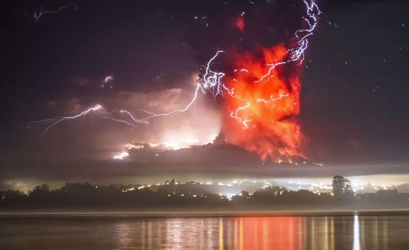 Calbuco, un volcán dramático e impactante....