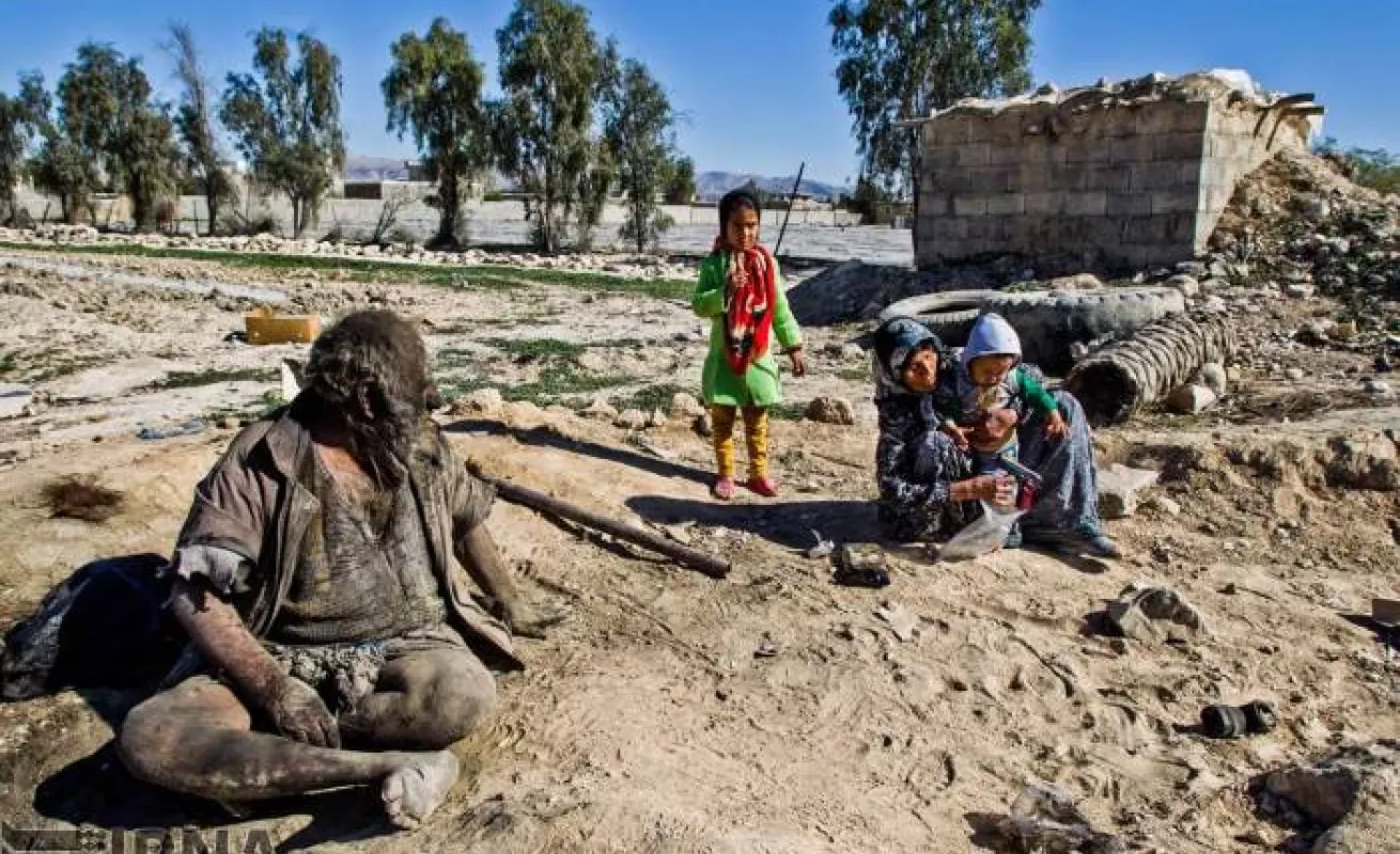 Amoo Hadji, el hombre iraní que lleva 60 años sin bañarse