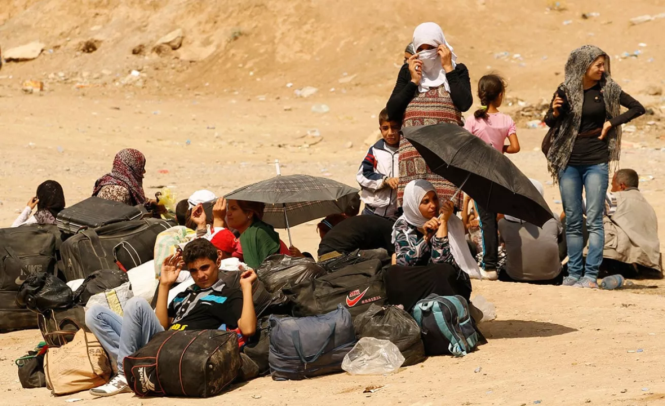 Los refugiados de la Guerra Civil Siria 