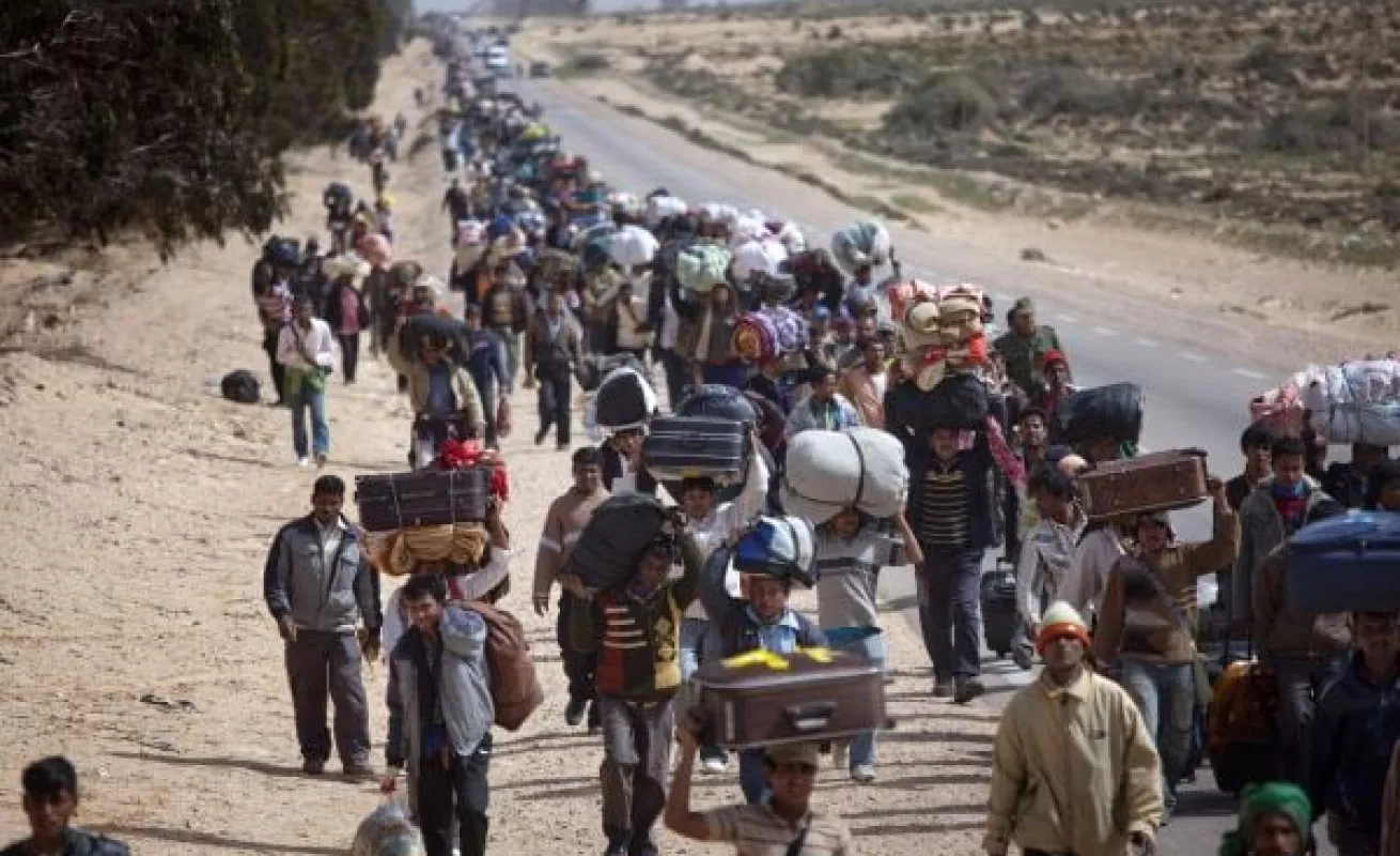 Los refugiados de la Guerra Civil Siria 