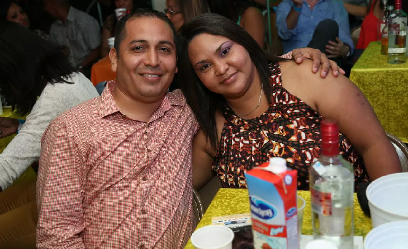 Bailaron con 'El Gallo' Tito Rojas