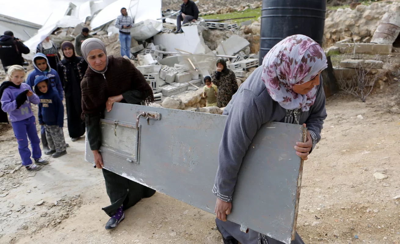 #MundoCri Ejército israelí evacua a palestinos