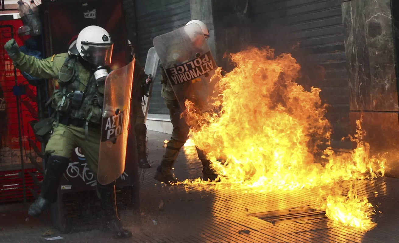 Grecia en contra de la reforma de las pensiones 