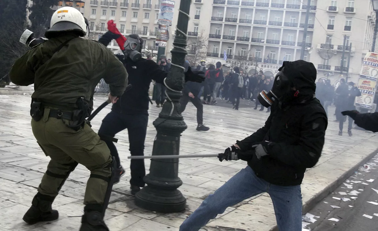 Grecia en contra de la reforma de las pensiones 