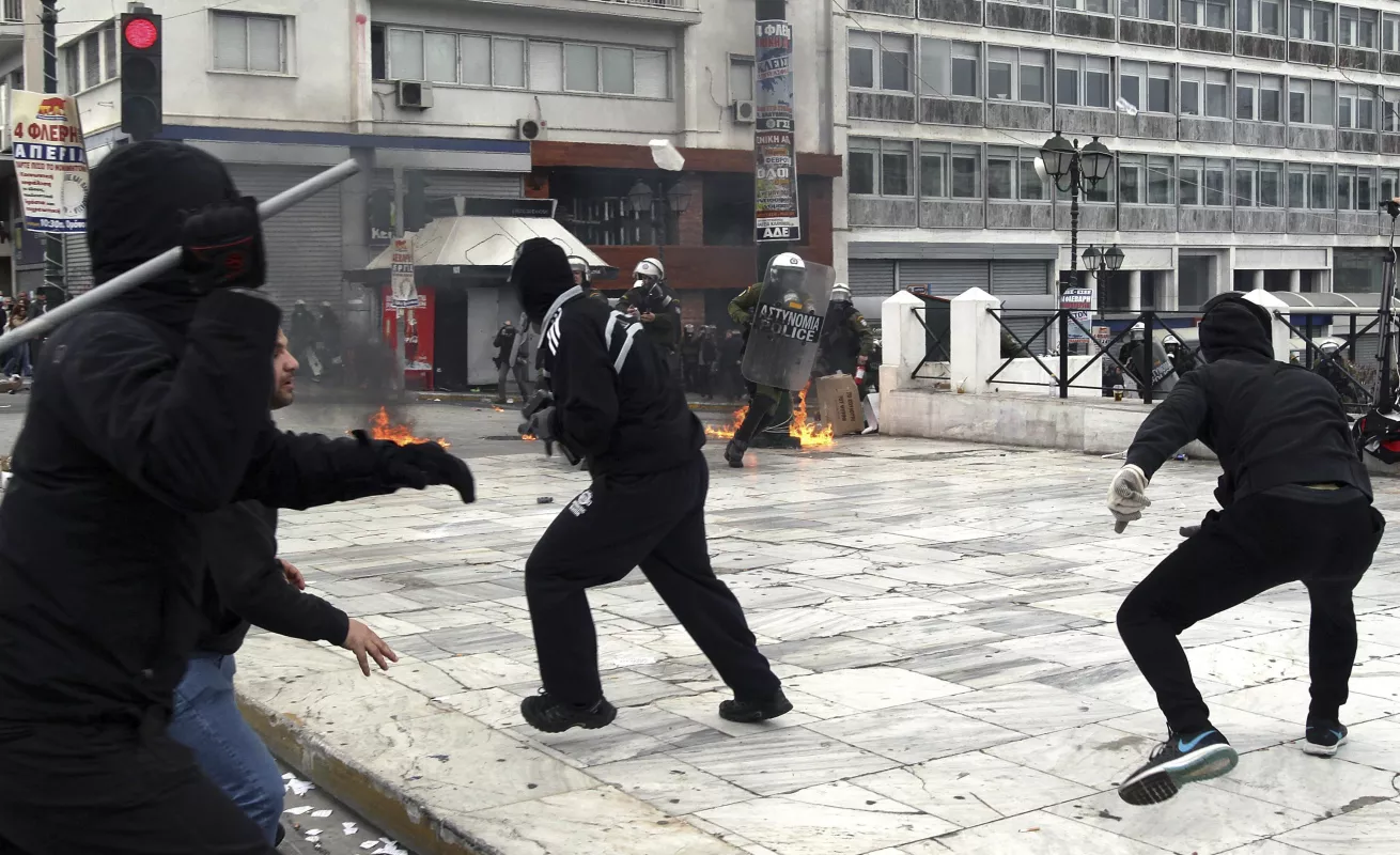 Grecia en contra de la reforma de las pensiones 