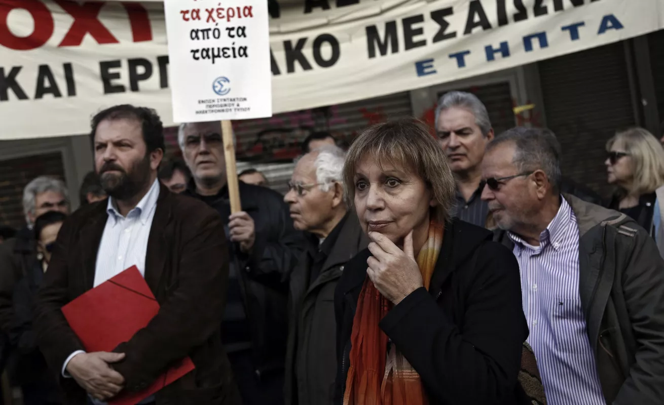 Grecia en contra de la reforma de las pensiones 