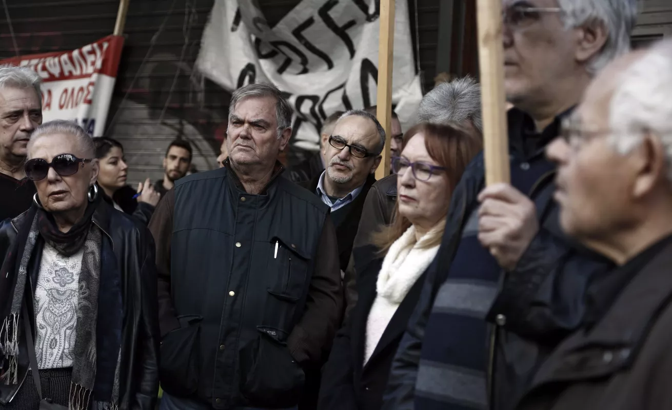 Grecia en contra de la reforma de las pensiones 