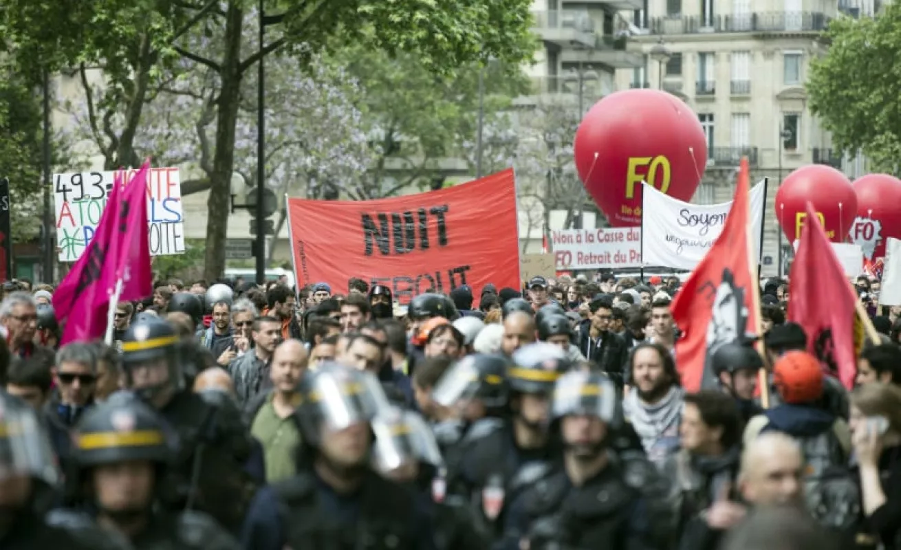 Disturbios en la nueva jornada de protestas en Francia