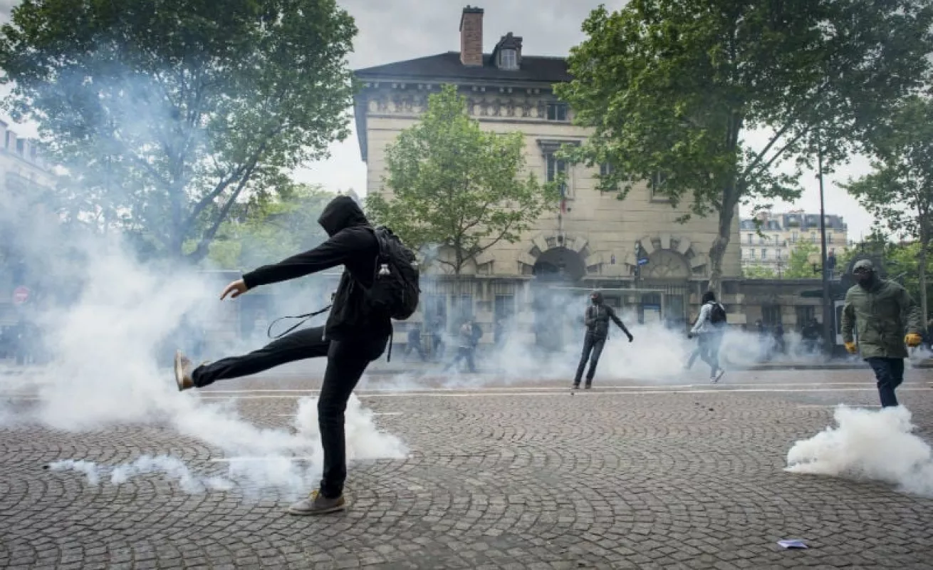 Disturbios en la nueva jornada de protestas en Francia