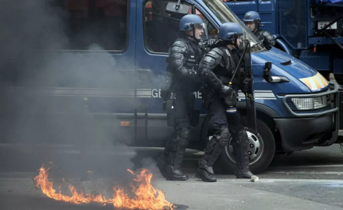 Disturbios en la nueva jornada de protestas en Francia