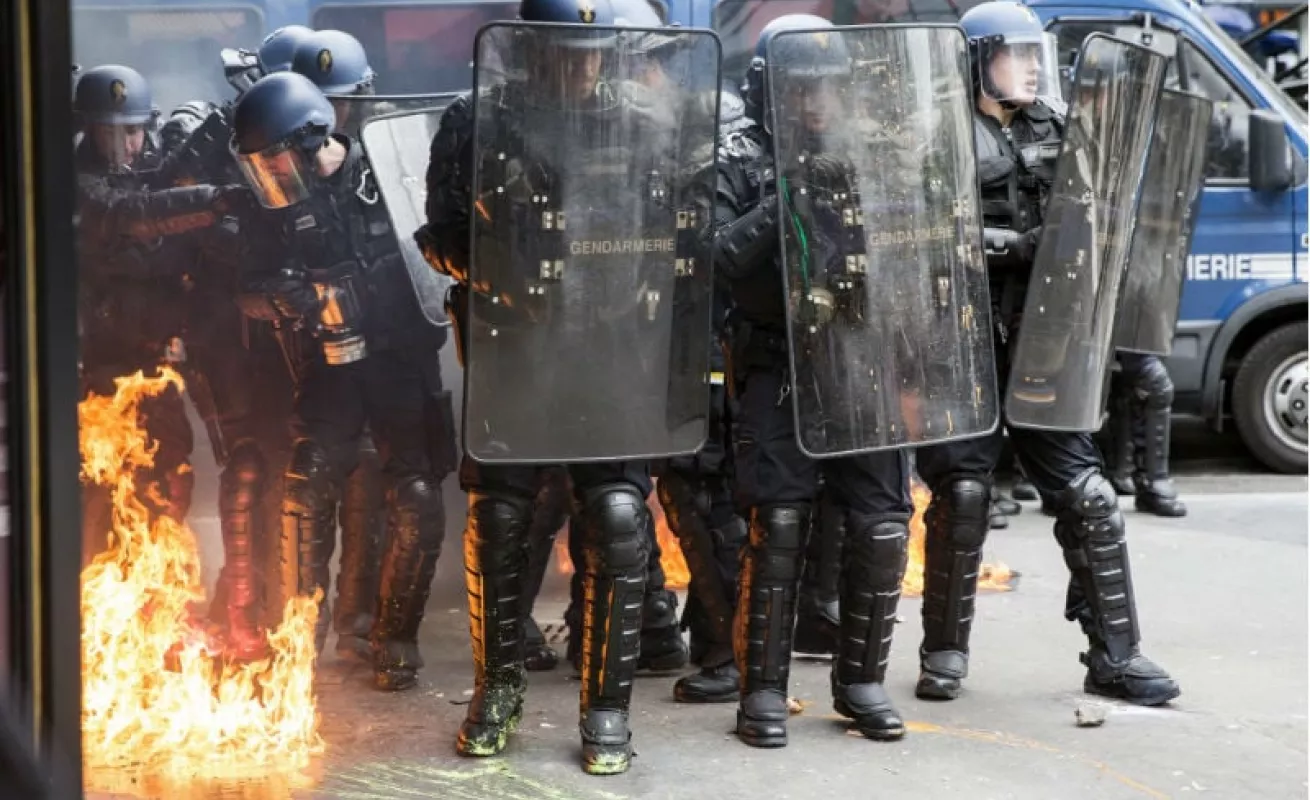 Disturbios en la nueva jornada de protestas en Francia