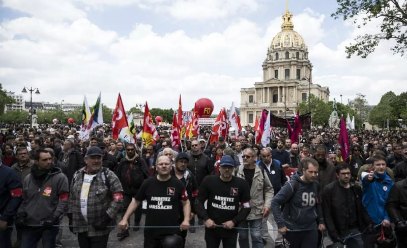 Disturbios en la nueva jornada de protestas en Francia