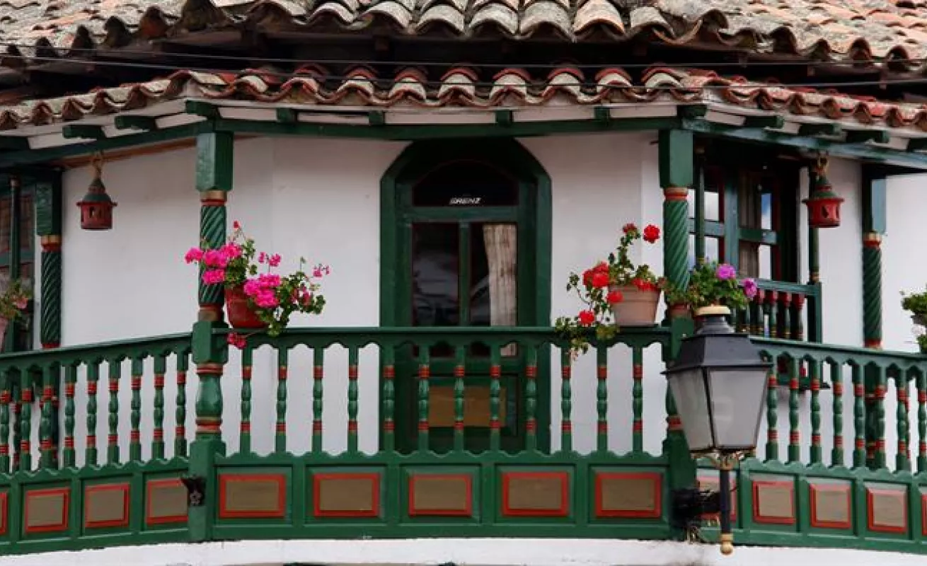 Pueblo colonial colombiano