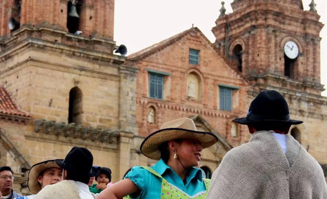 Pueblo colonial colombiano