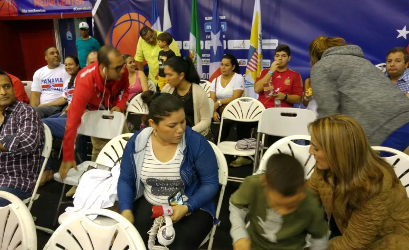 Panameños en el basket