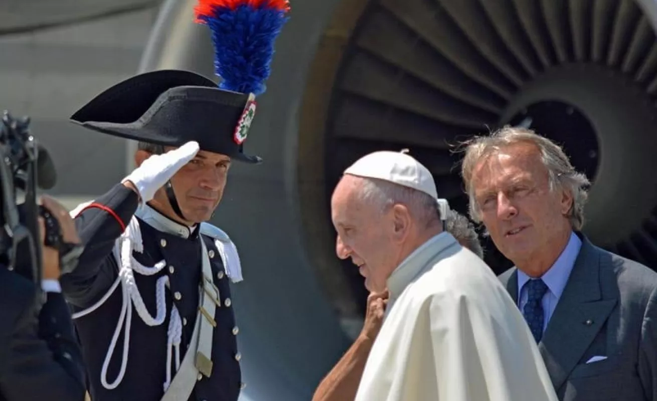 Papa Francisco llega a Cracovia