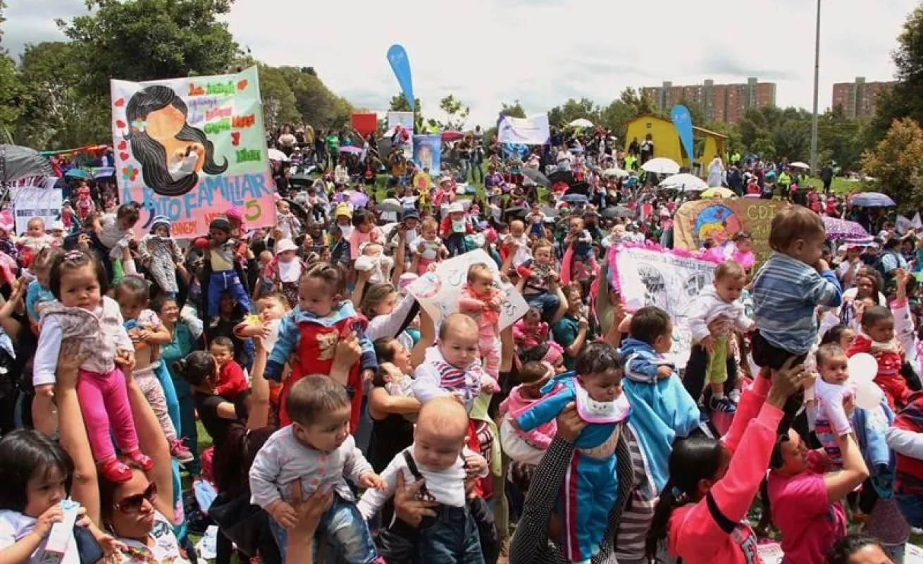 Gran 'Tetatón' en Bogatá