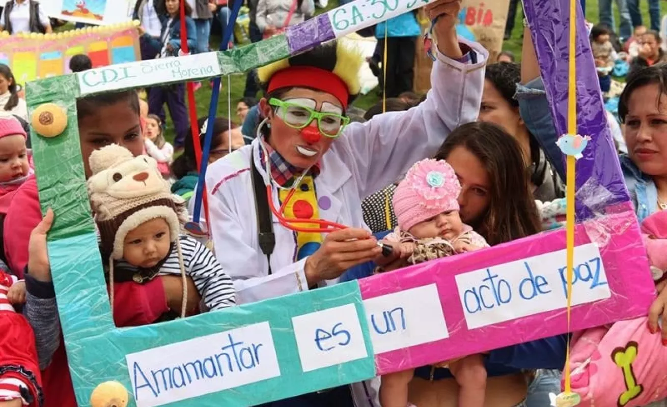 Gran 'Tetatón' en Bogatá