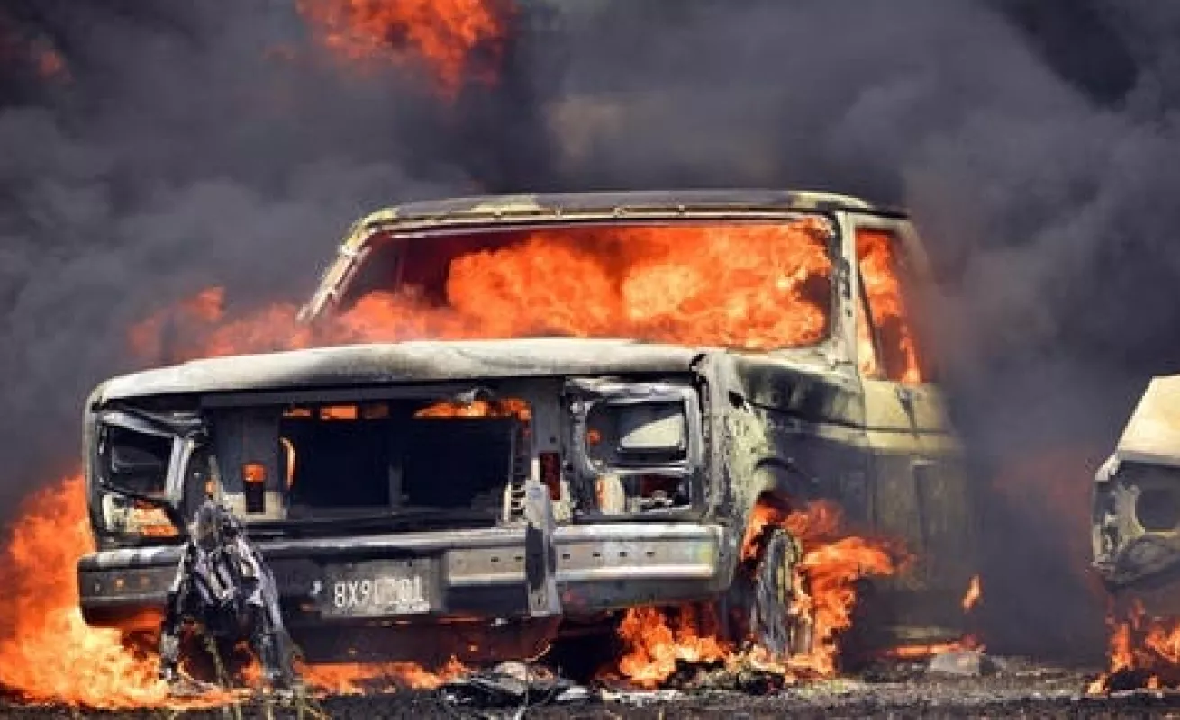 Centenar de viviendas consumidas por las llamas