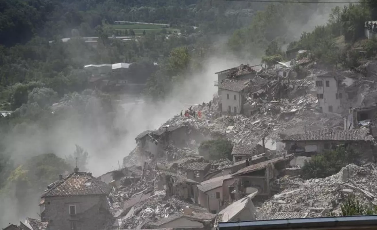 Devastación en Italia tras sismo en imágenes