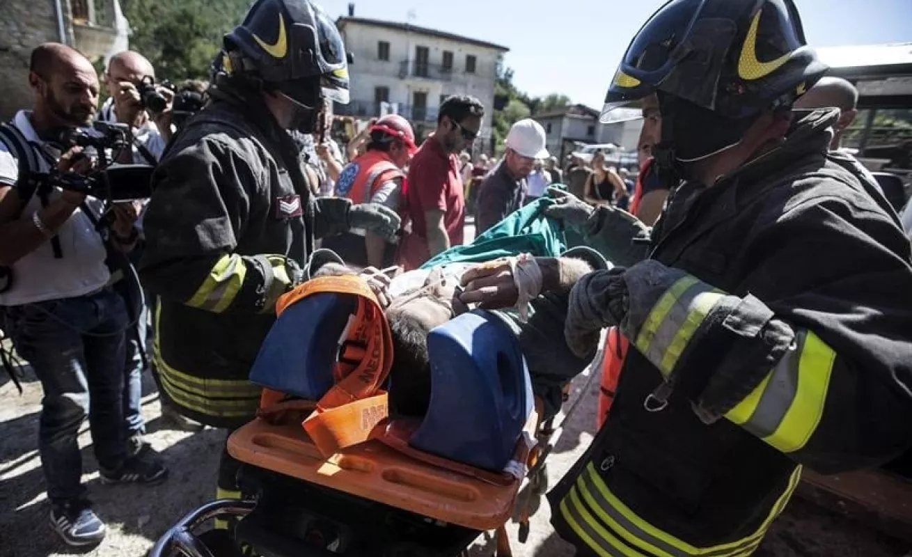 Devastación en Italia tras sismo en imágenes