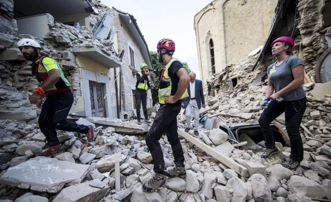 Devastación en Italia tras sismo en imágenes