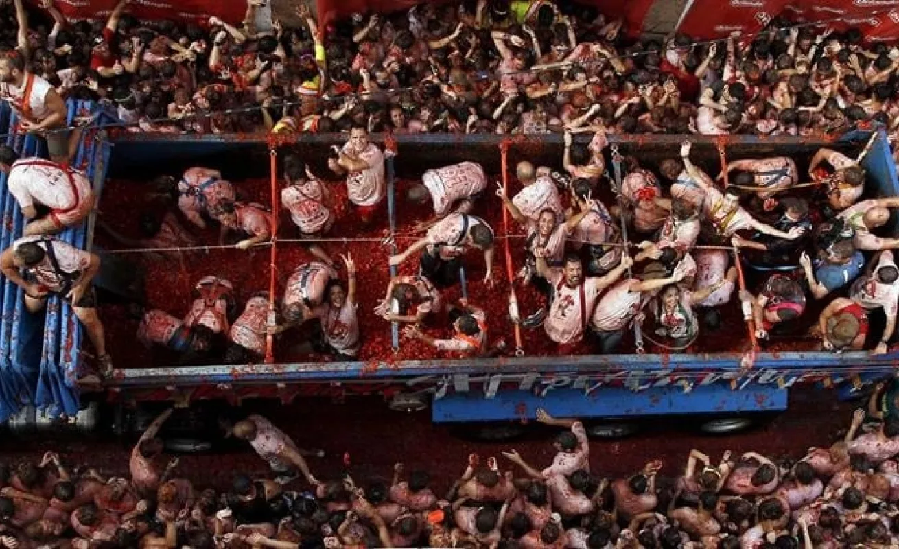 Tradicional 'Tomatina'