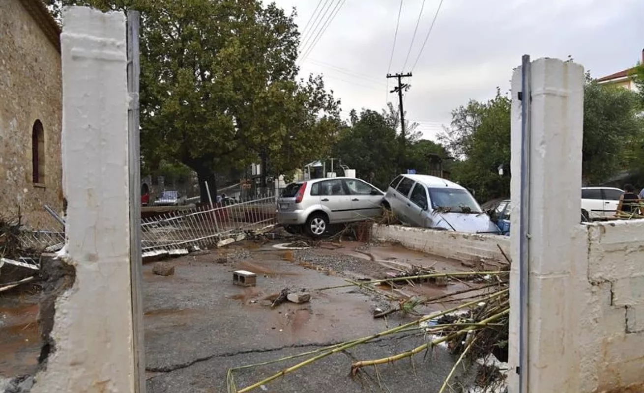 Grecia, anegada por las lluvias