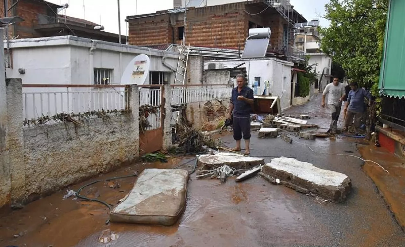 Grecia, anegada por las lluvias