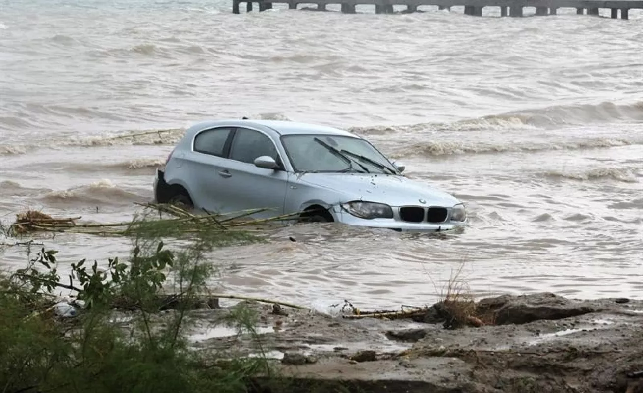Grecia, anegada por las lluvias