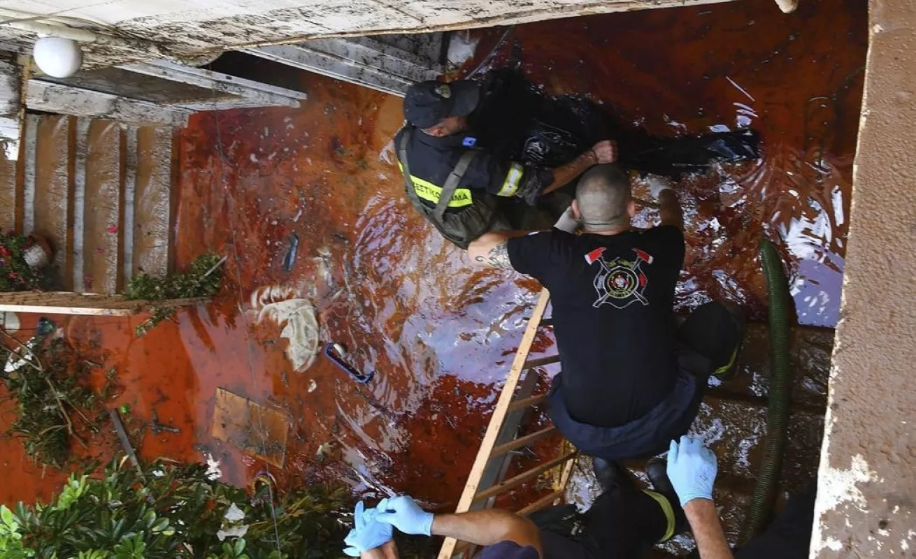 Grecia, anegada por las lluvias