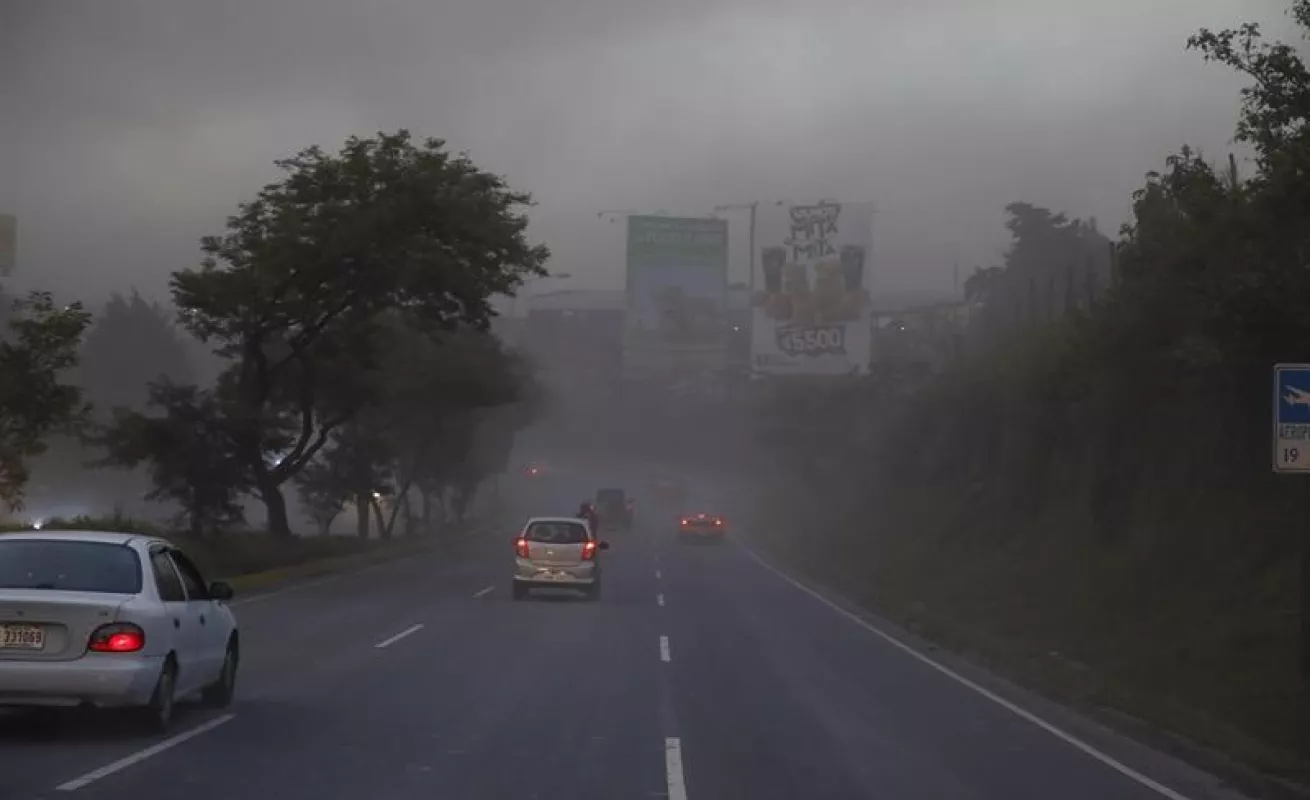 San José cubierta de ceniza