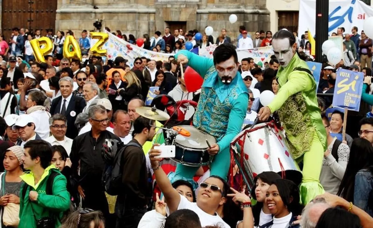 Un pueblo unido por la paz