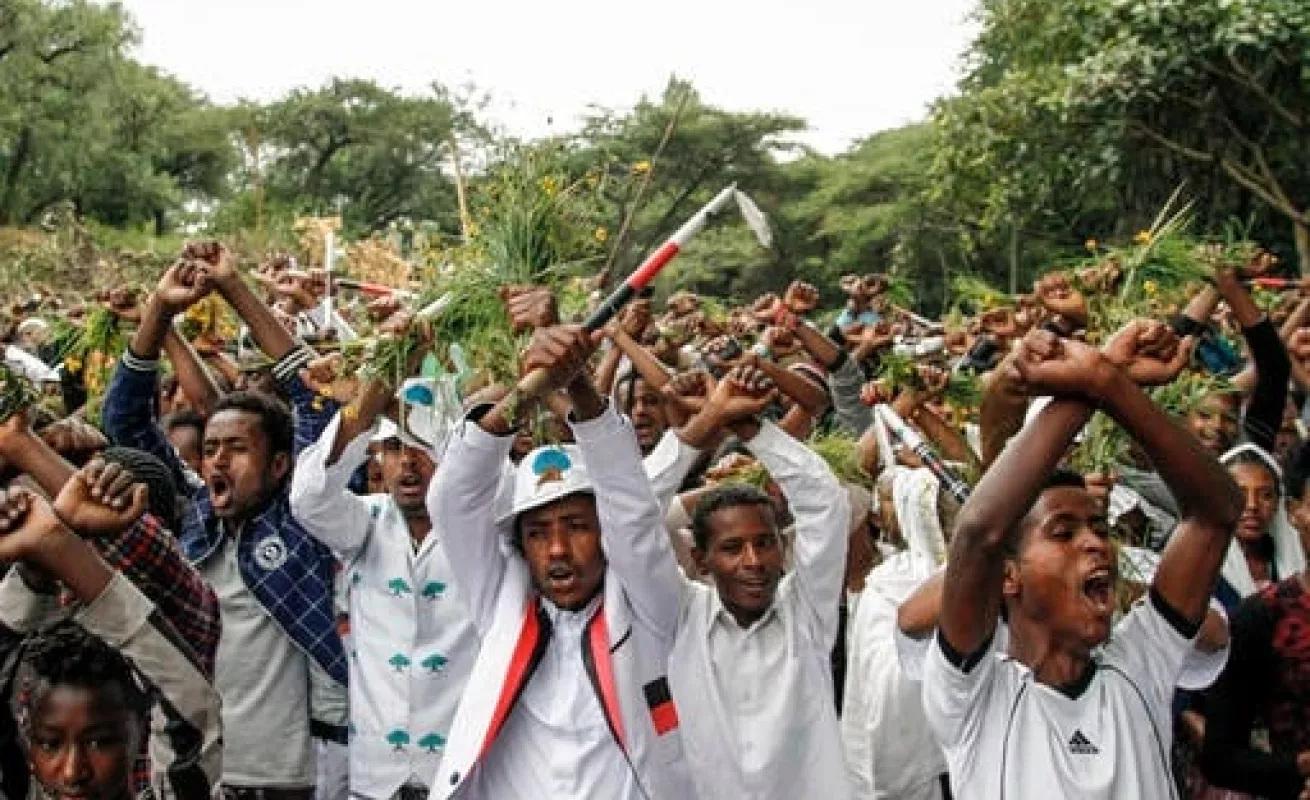 Estampida humana en Etiopía
