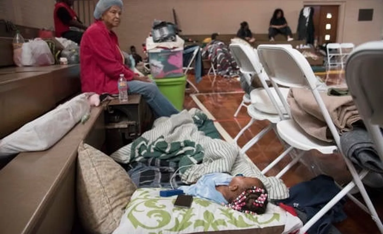 El agua cubre North Carolina 