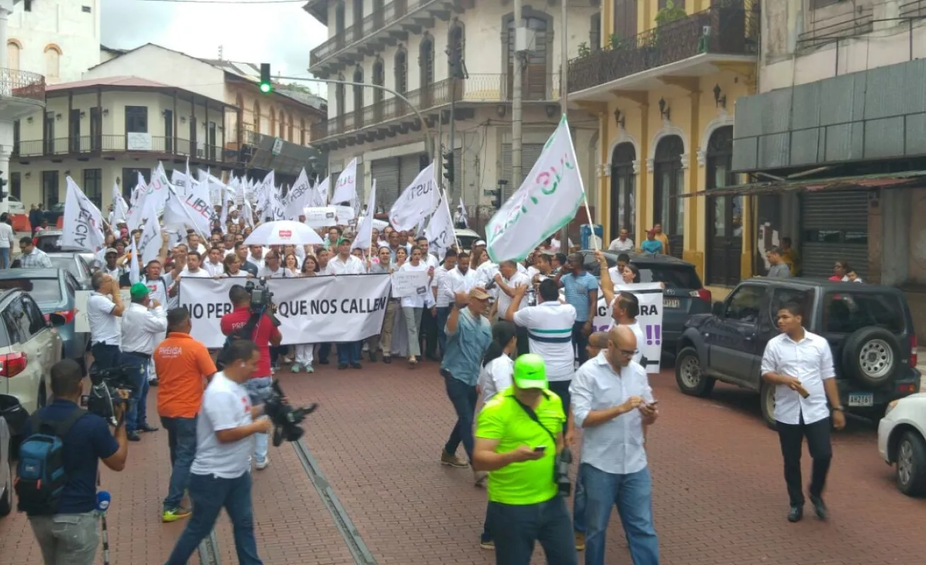 Marcha en defensa de la libertad de expresión