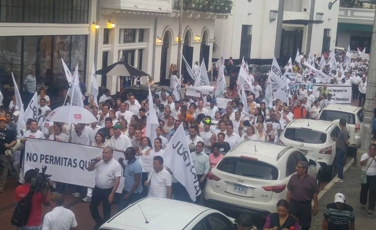 Marcha en defensa de la libertad de expresión