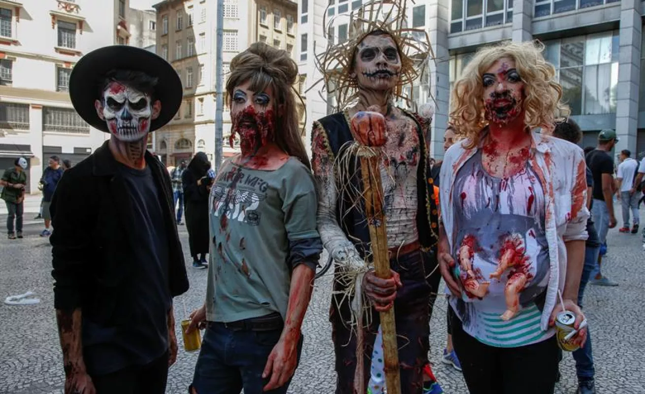 Marcha Zombie en Sao Paulo