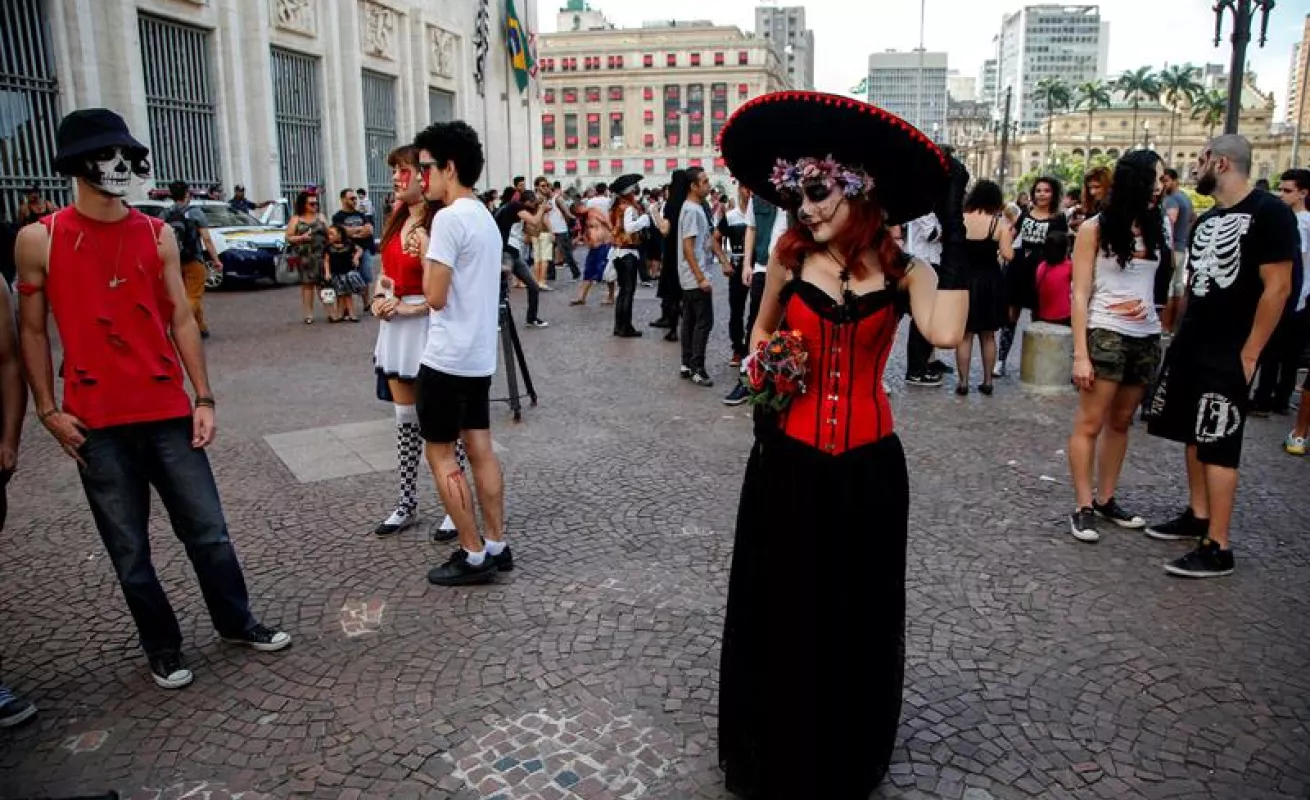 Marcha Zombie en Sao Paulo