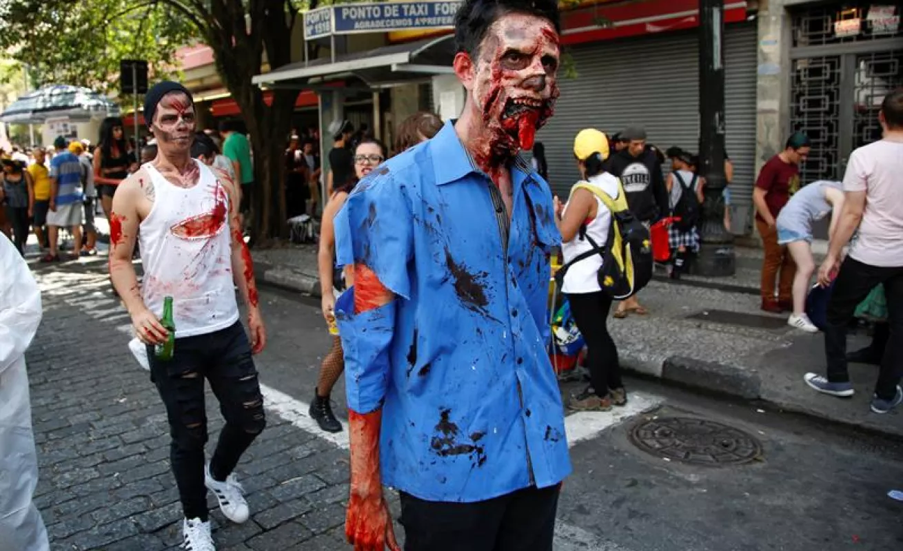 Marcha Zombie en Sao Paulo