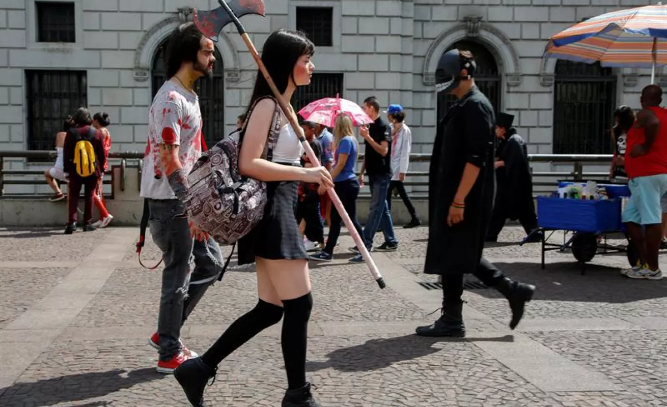 Marcha Zombie en Sao Paulo
