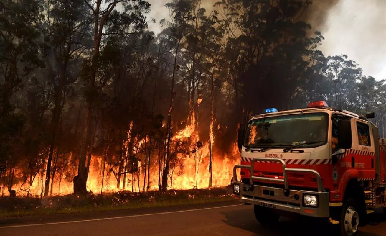 Fuego consume Nueva Gales