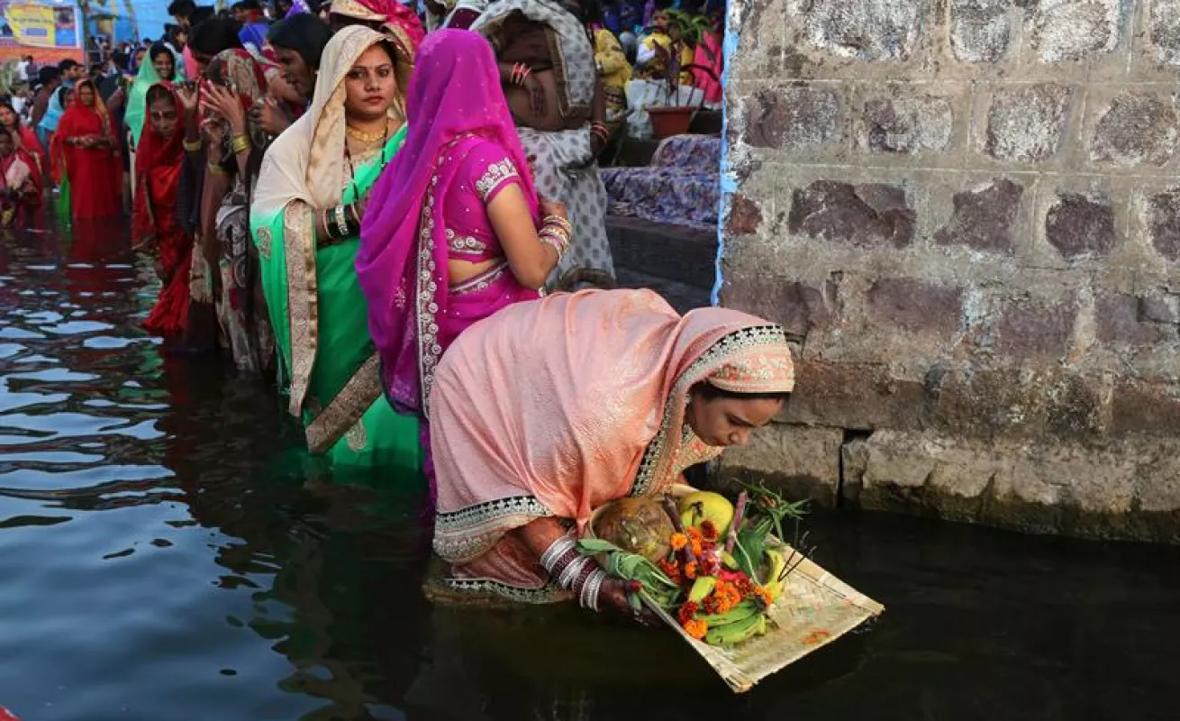 Festival Chhath en Calcuta
